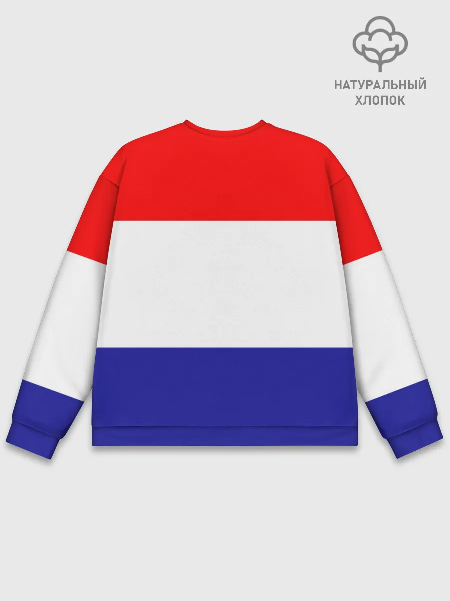 Мужской свитшот базовый / Сборная Хорватии флаг