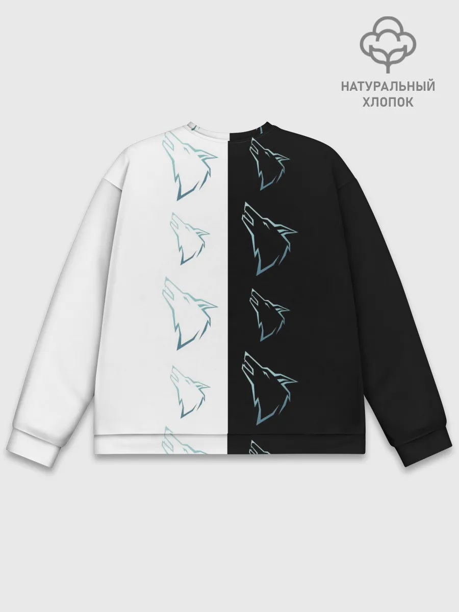 Мужской свитшот базовый / Волк среди волков