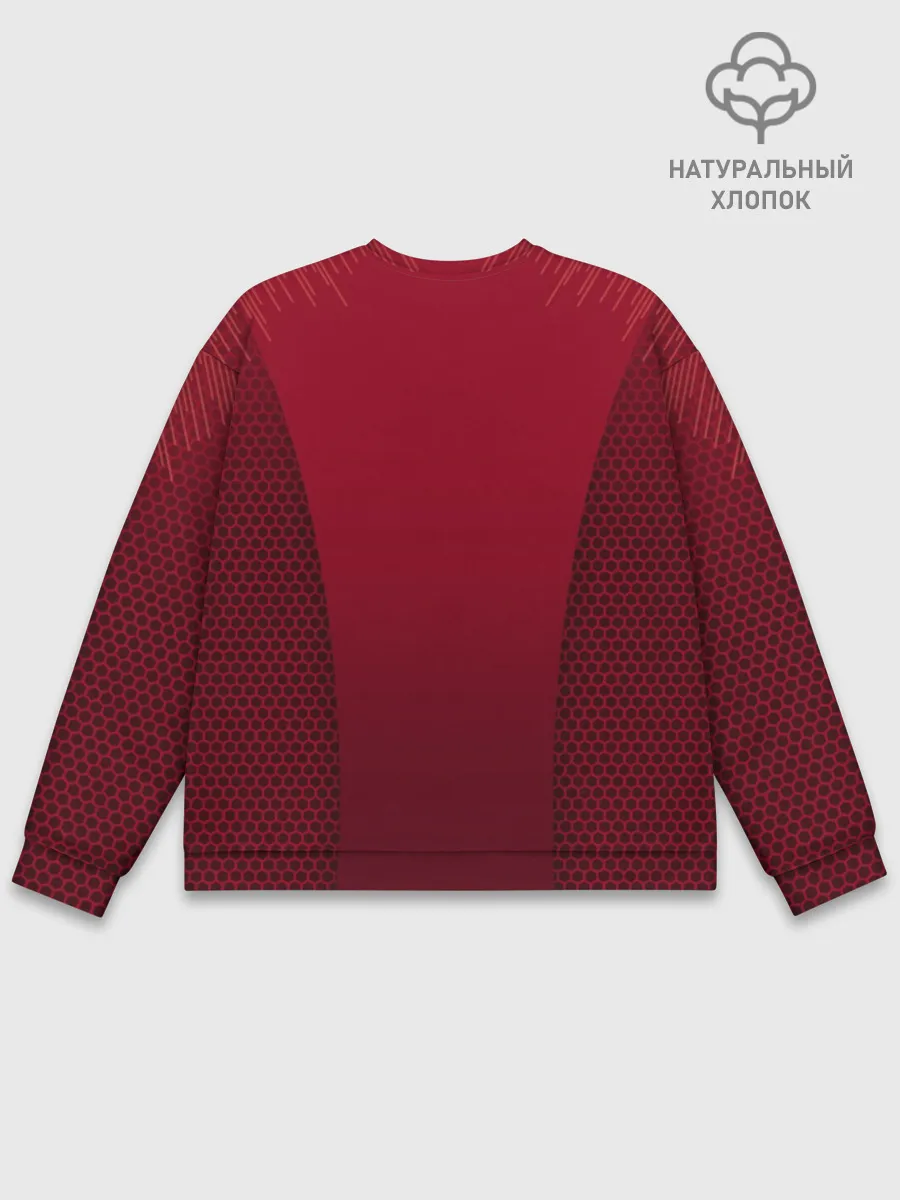 Мужской свитшот базовый / Португалия форма с сеткой