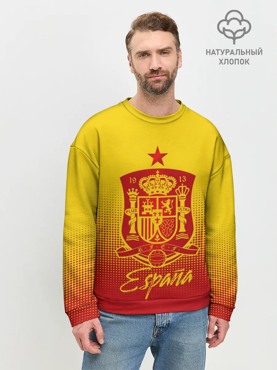 Мужской свитшот базовый / Сборная Испании