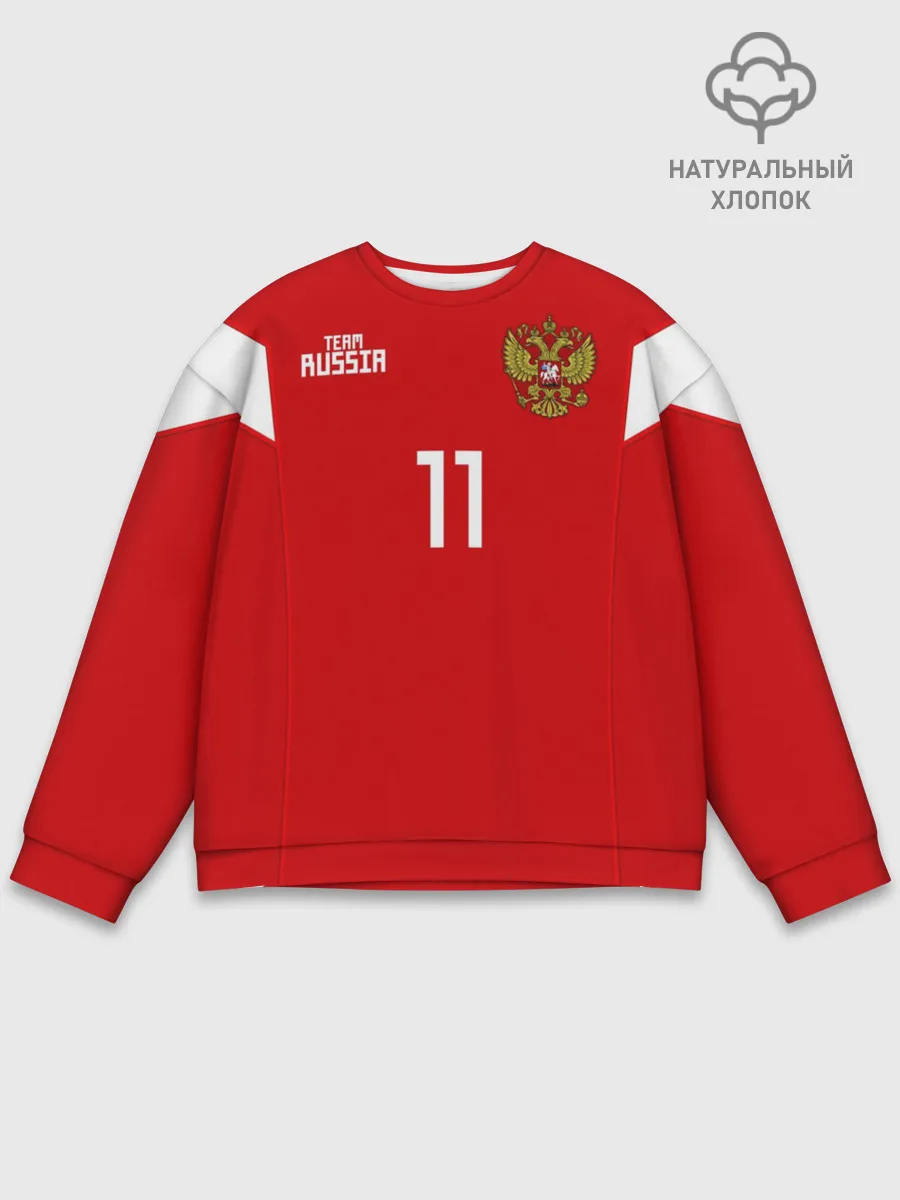Мужской свитшот базовый / Сборная России Зобнин