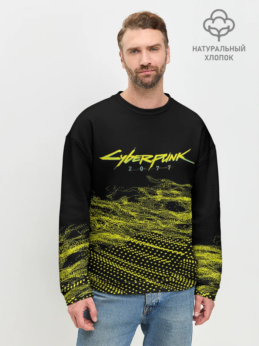 Мужской свитшот базовый / Cyber Punk 2077