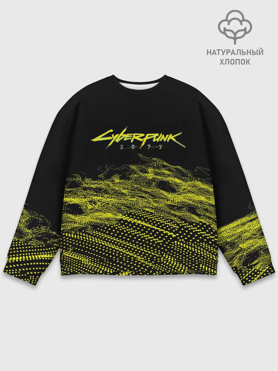 Мужской свитшот базовый / Cyber Punk 2077
