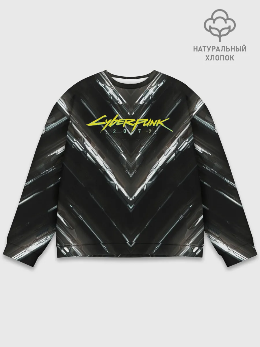Мужской свитшот базовый / CYBERPUNK 2077