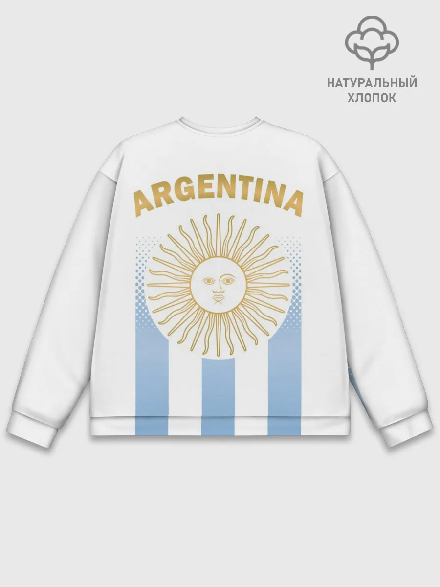 Мужской свитшот базовый / Сборная Аргентины
