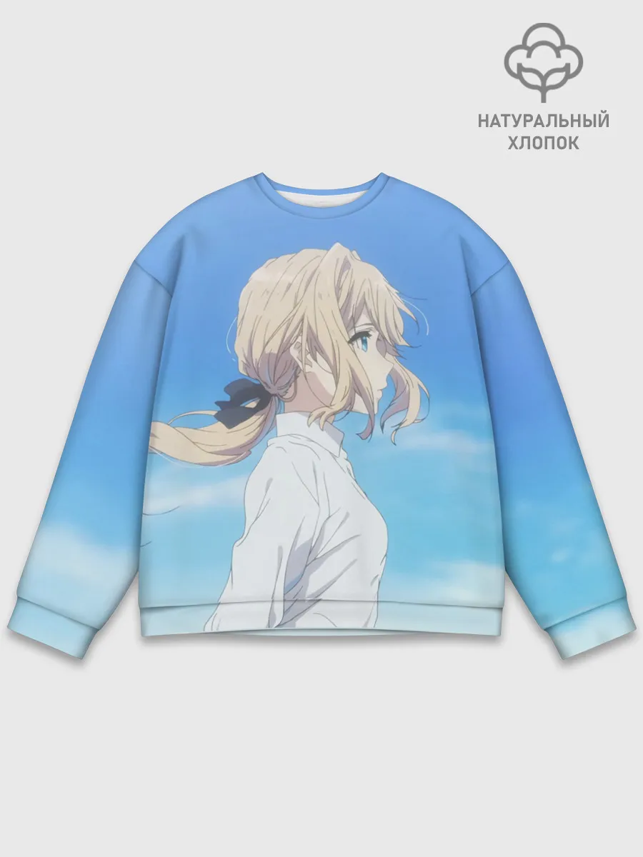 Мужской свитшот базовый / Violet Evergarden