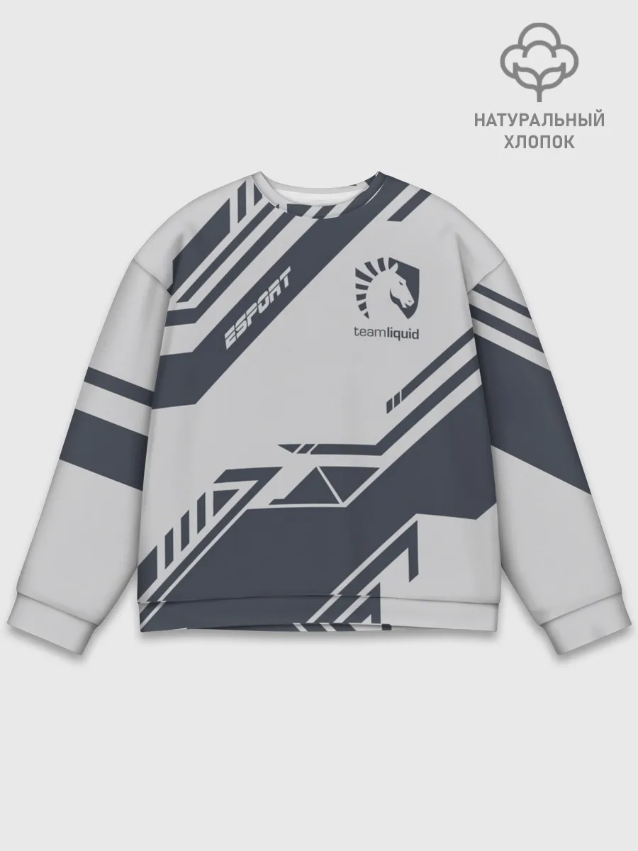 Мужской свитшот базовый / TEAM LIQUID E-SPORT