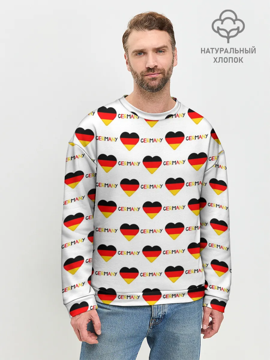 Мужской свитшот базовый / Love Germany