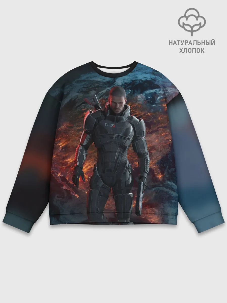 Мужской свитшот базовый / Mass Effect 3