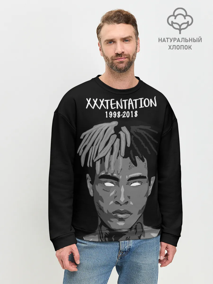 Мужской свитшот базовый / Xxxtentation RIP
