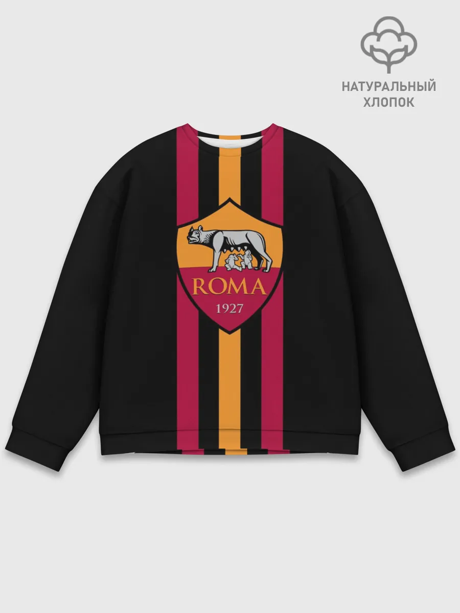 Мужской свитшот базовый / FC Roma Lines