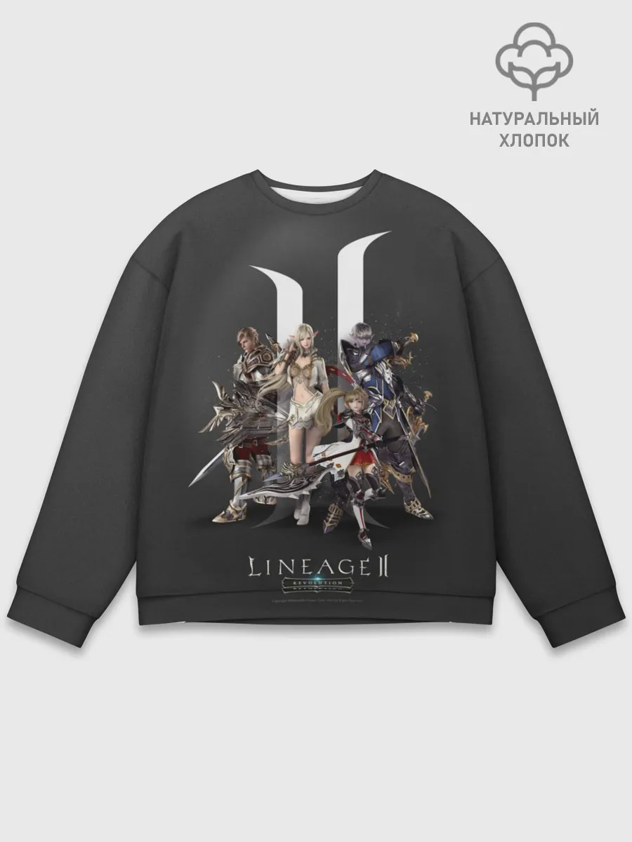 Мужской свитшот базовый / LineAge 2 Revolution
