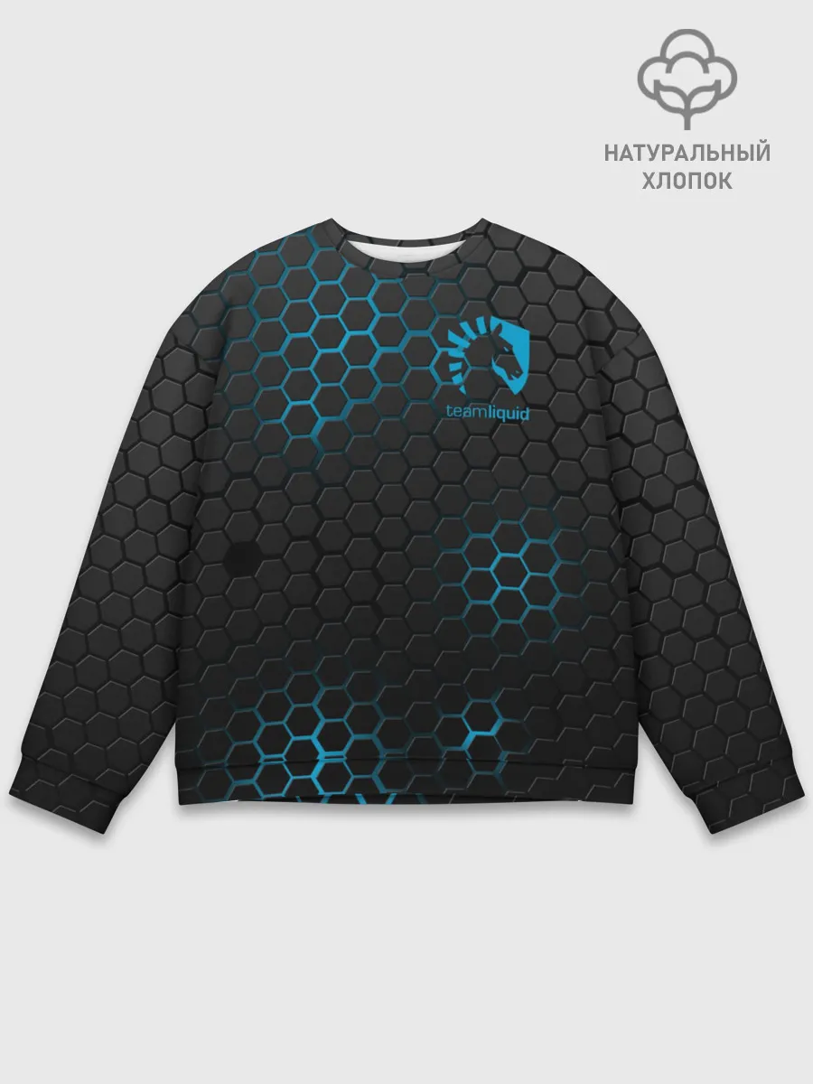 Мужской свитшот базовый / TEAM LIQUID E-SPORT
