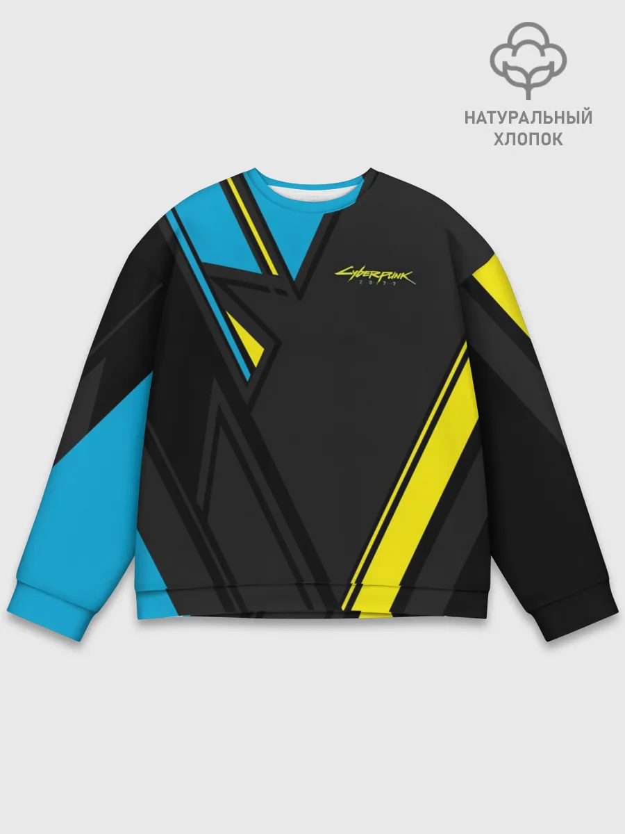 Мужской свитшот базовый / CYBERPUNK 2077 | КИБЕРПАНК 2077