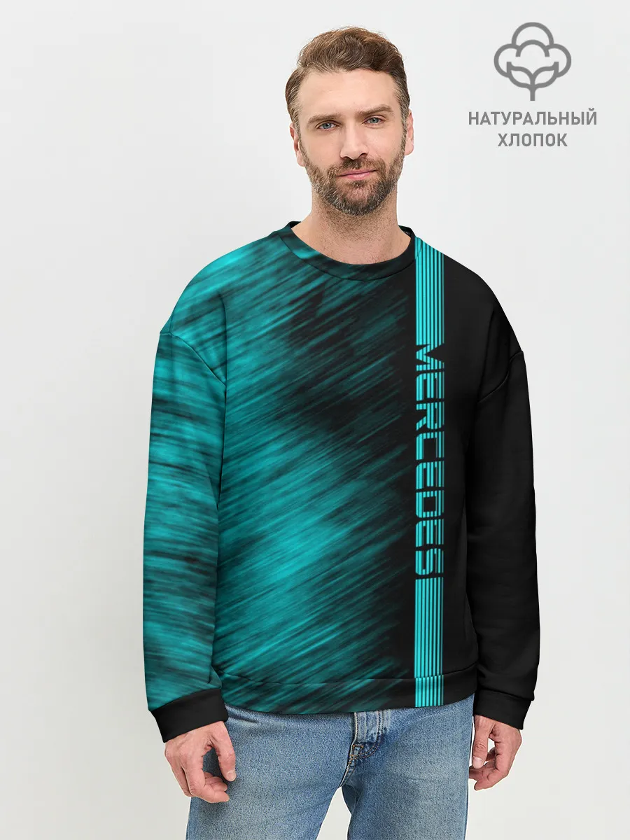 Мужской свитшот базовый / Mercedes