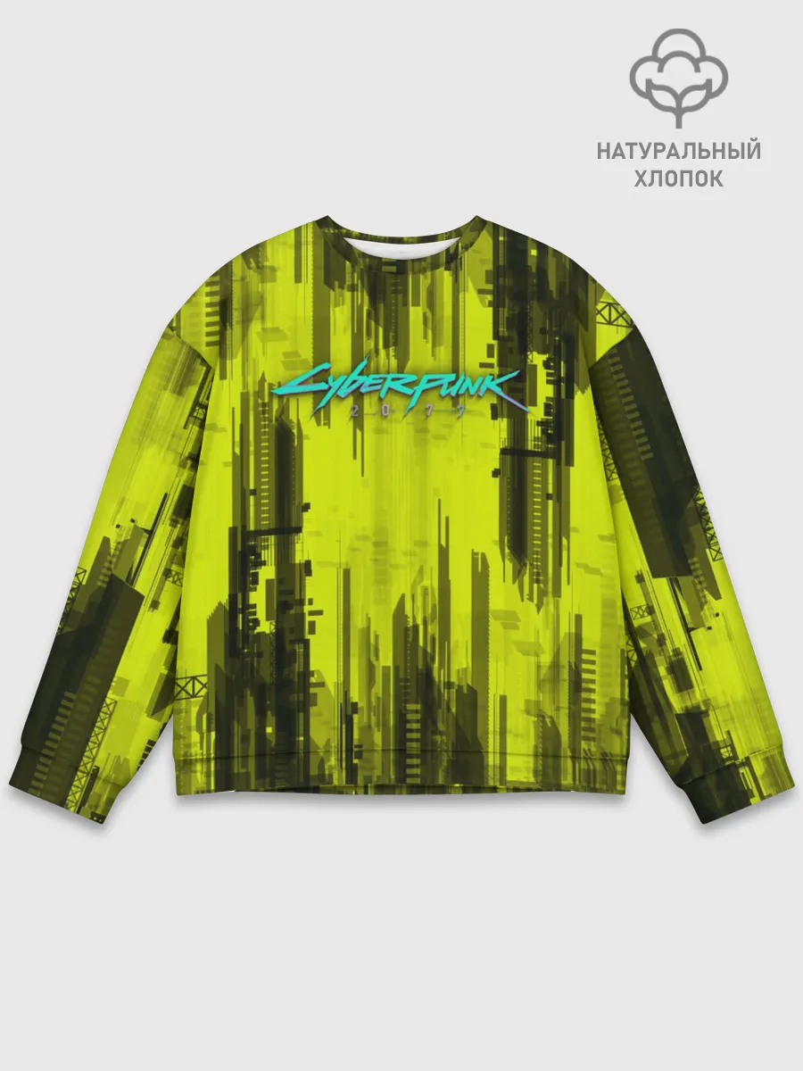Мужской свитшот базовый / CYBERPUNK 2077 | КИБЕРПАНК 2077