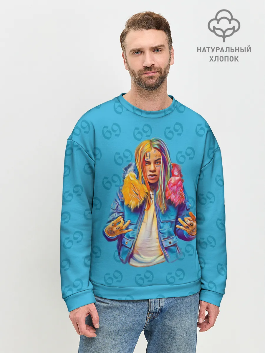 Мужской свитшот базовый / 6IX9INE 69