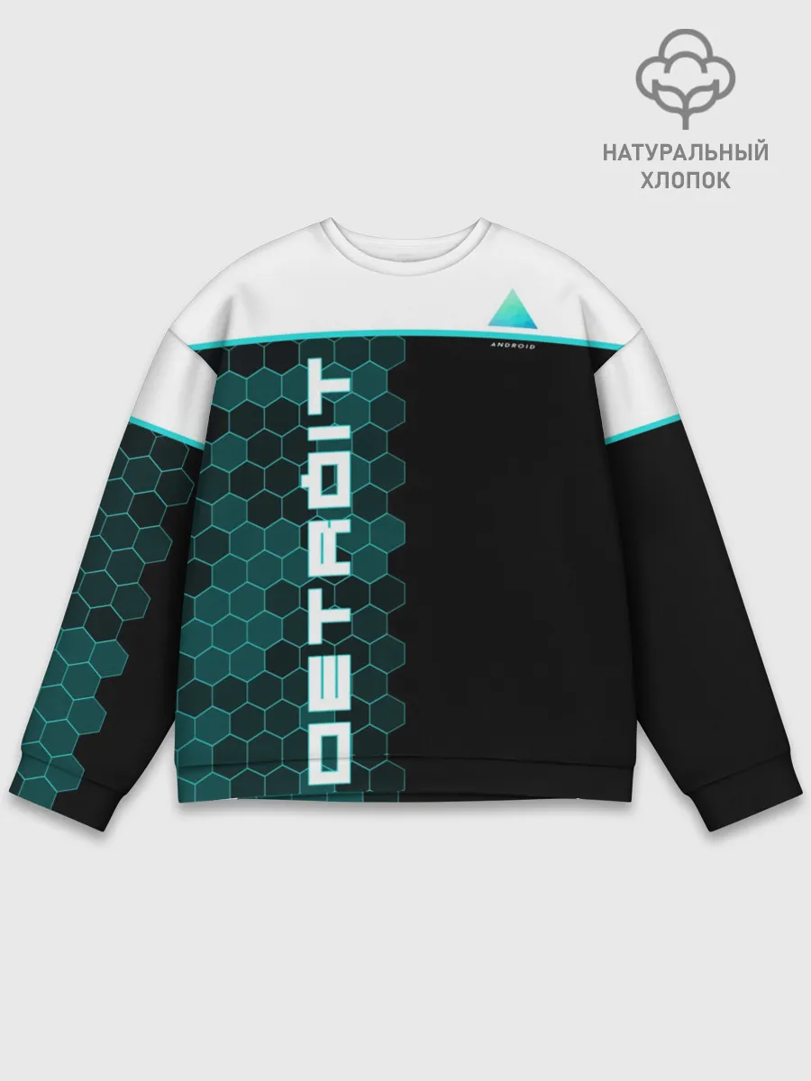 Мужской свитшот базовый / Детройт: Стать человеком