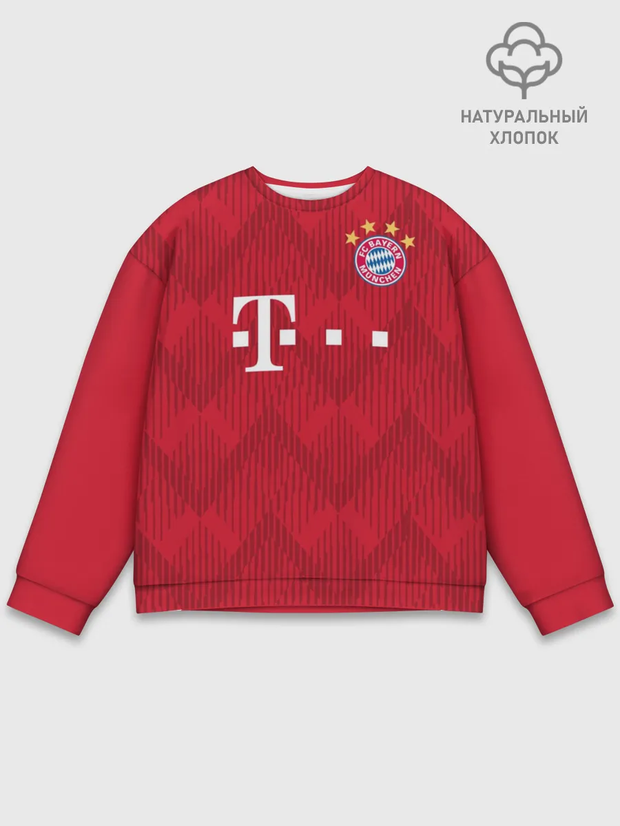 Мужской свитшот базовый / Bayern home 18-19