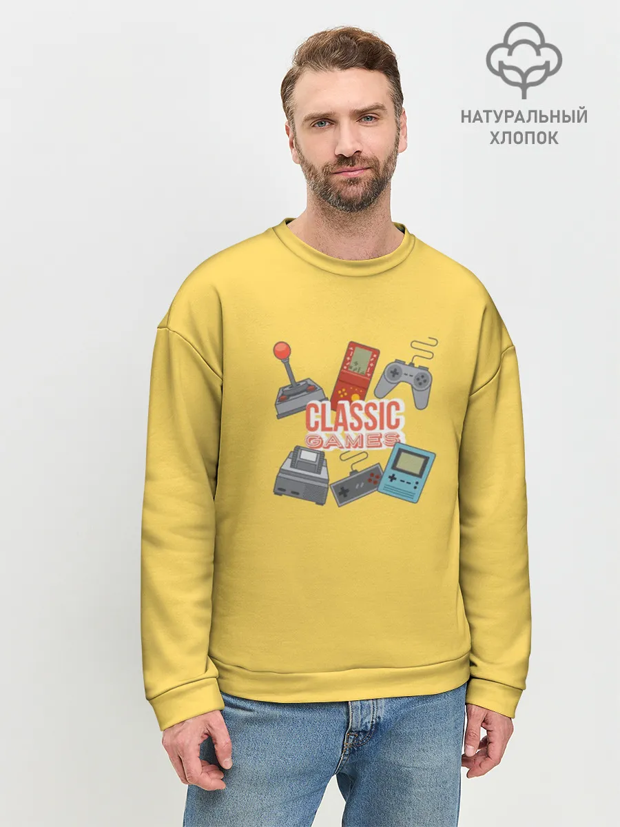Мужской свитшот базовый / Classic games