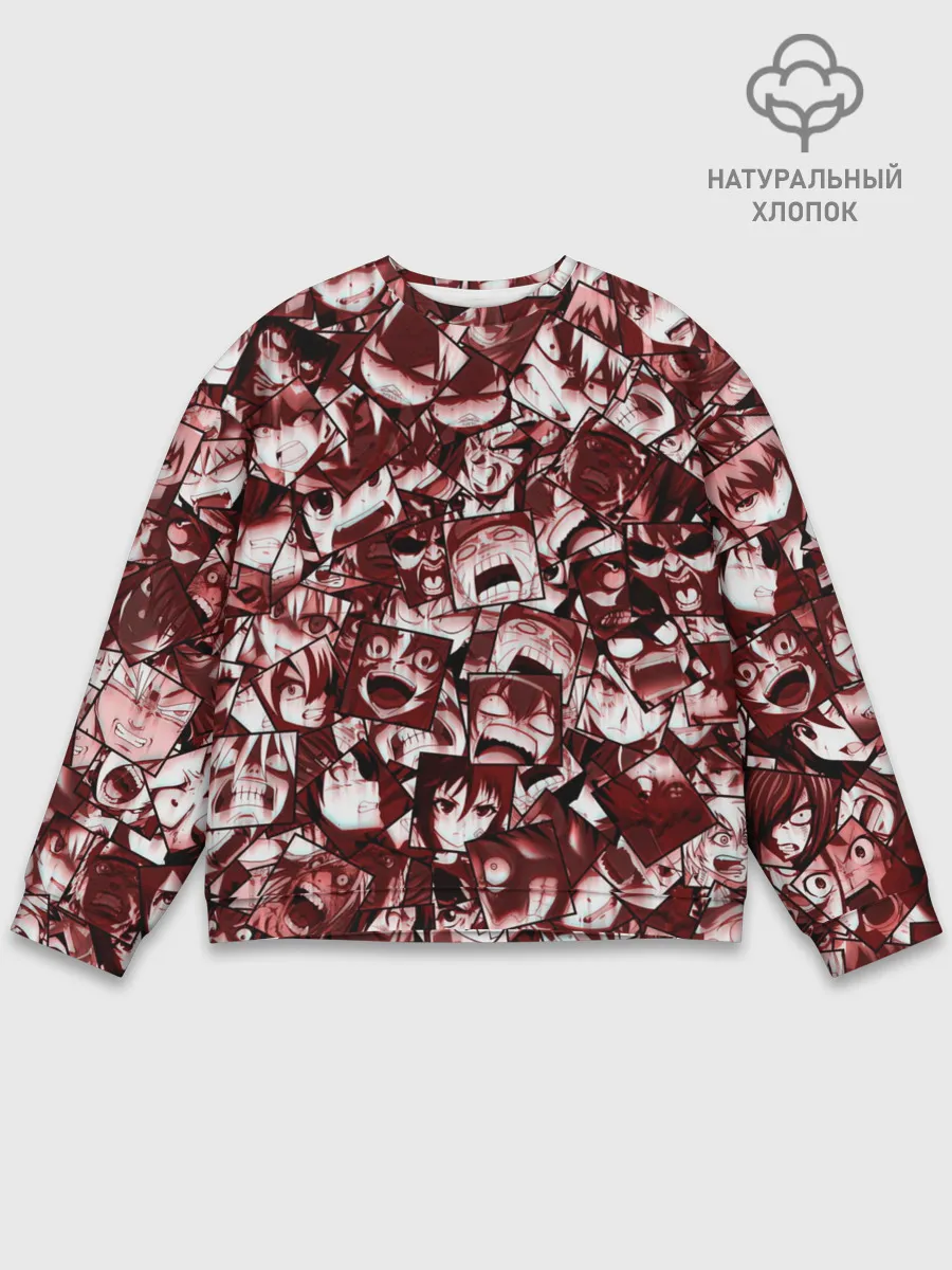 Мужской свитшот базовый / Ярость аниме