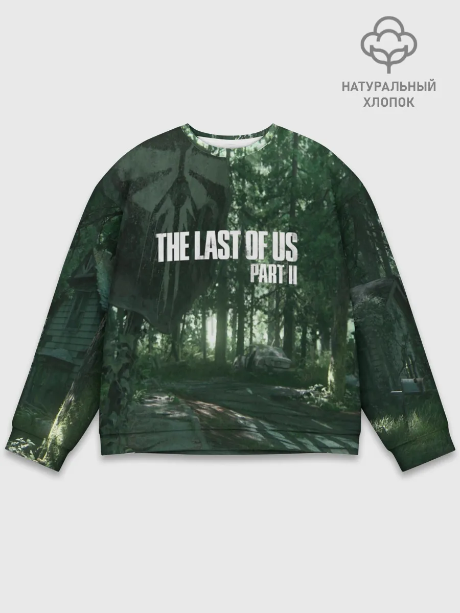Мужской свитшот базовый / The Last Of Us Part II Лес