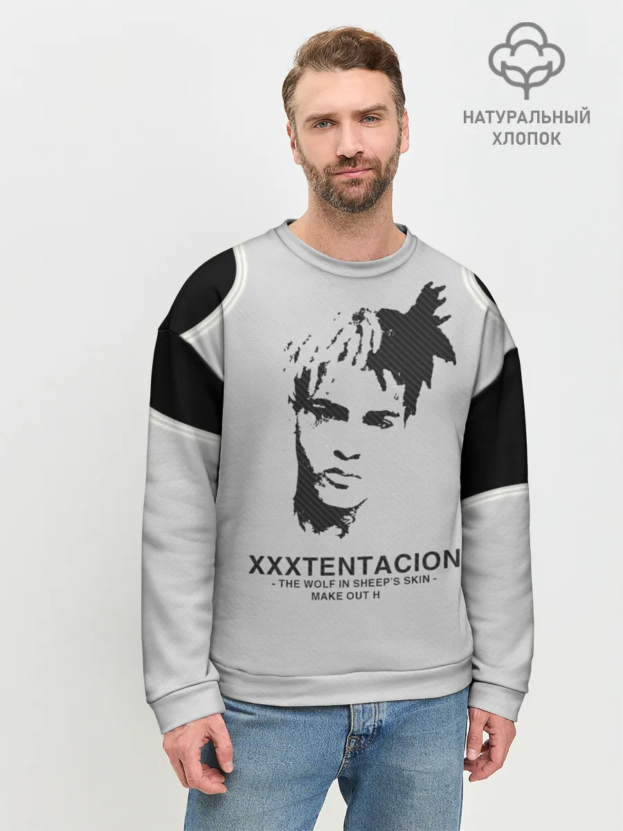 Мужской свитшот базовый / XXXTENTACION.