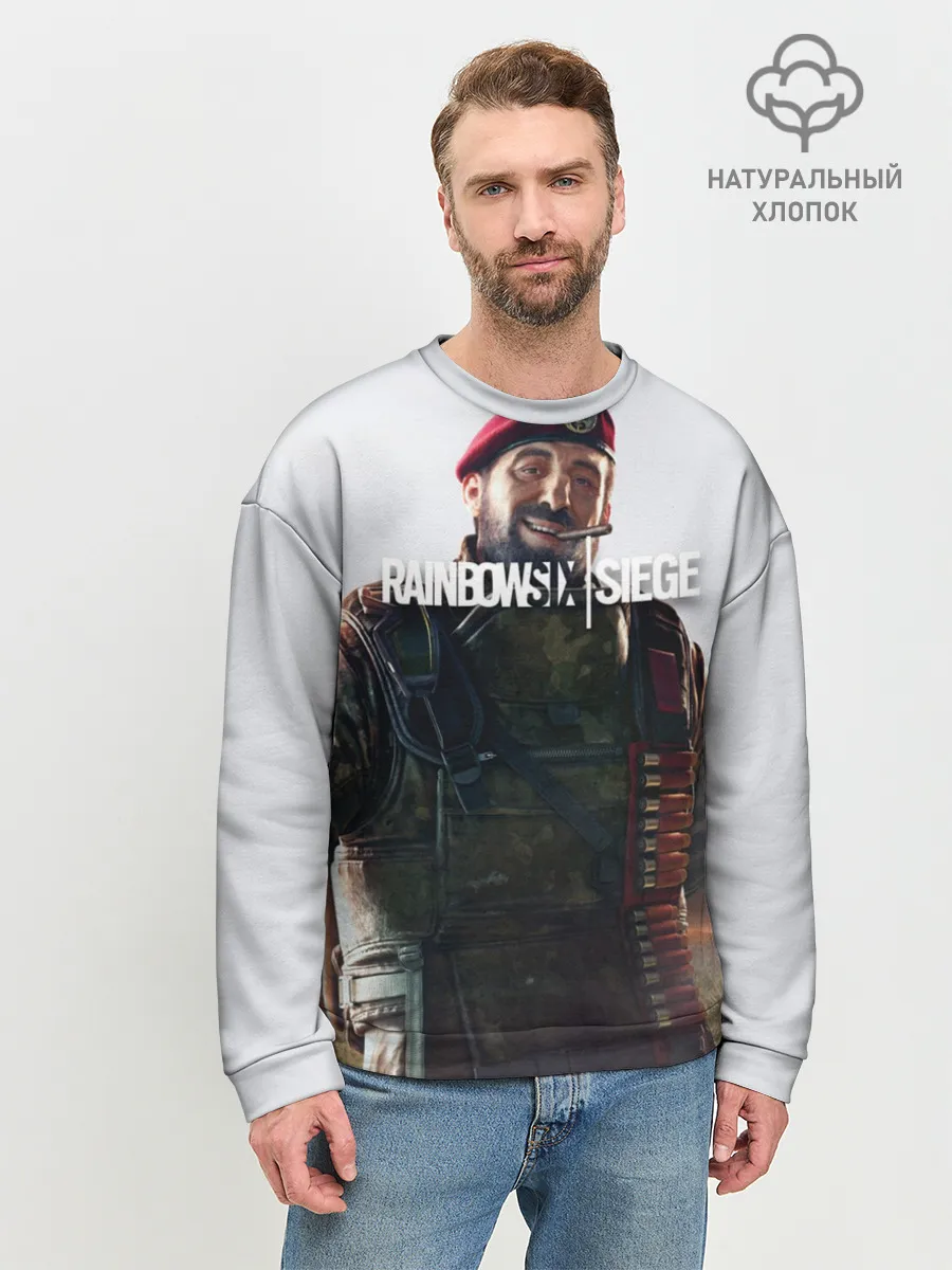 Мужской свитшот базовый / RAINBOW SIX SIEGE MAESTRO