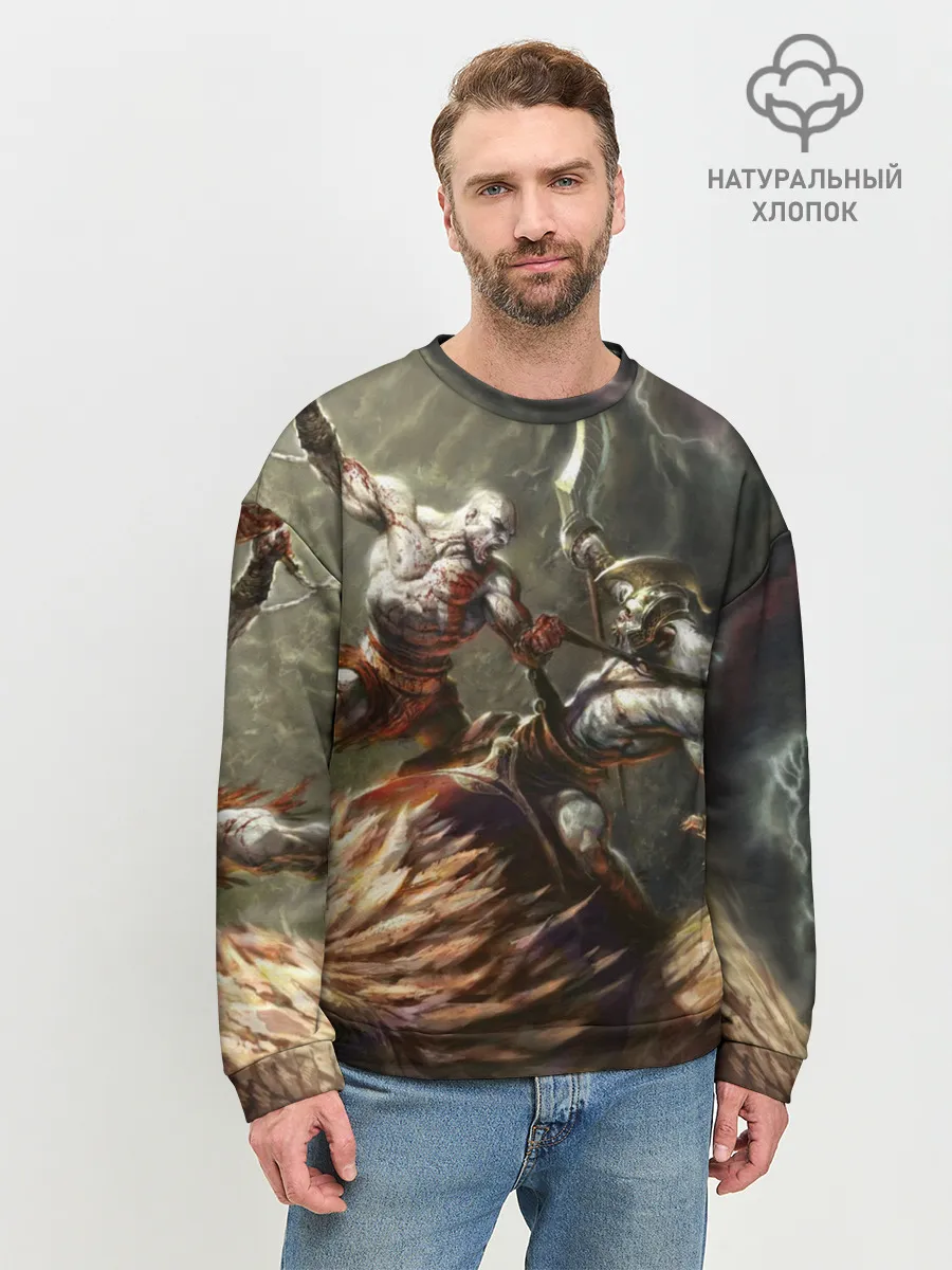 Мужской свитшот базовый / Бог войны