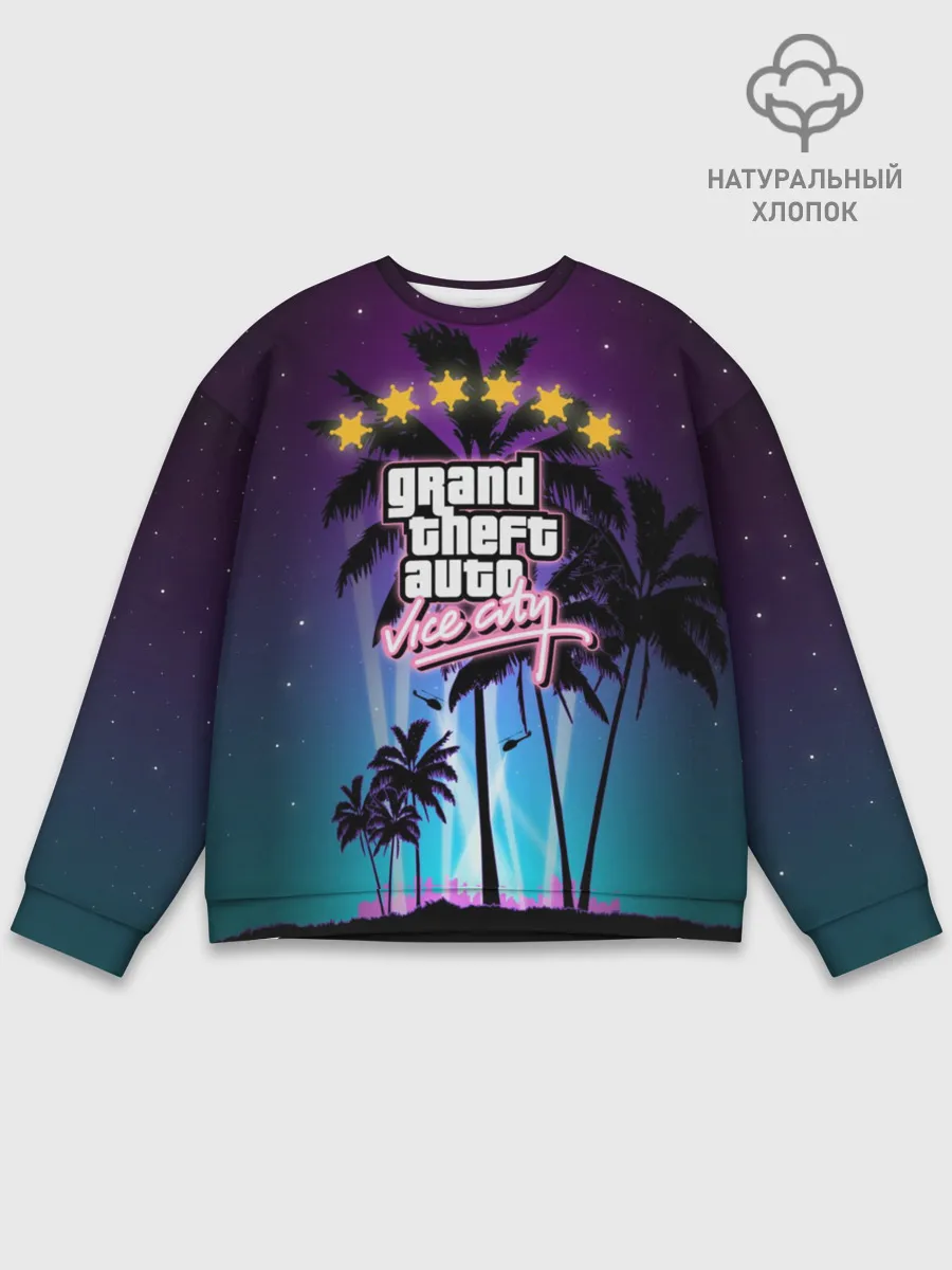 Мужской свитшот базовый / GTA Vice City