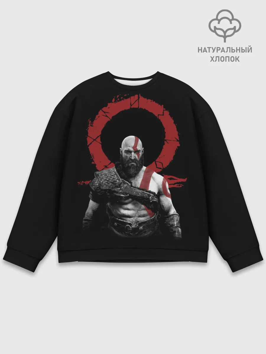 Мужской свитшот базовый / God of War 4