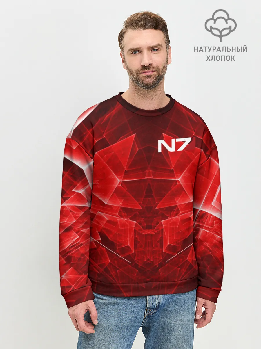 Мужской свитшот базовый / MASS EFFECT N7