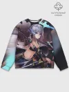 Мужской свитшот базовый / ФЭНТЕЗИ АНИМЕ-ВОИТЕЛЬНИЦА