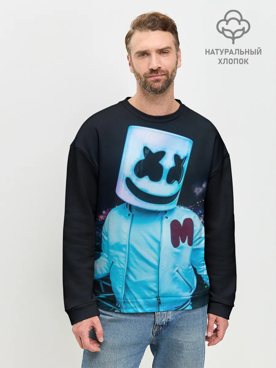 Мужской свитшот базовый / MARSHMELLO