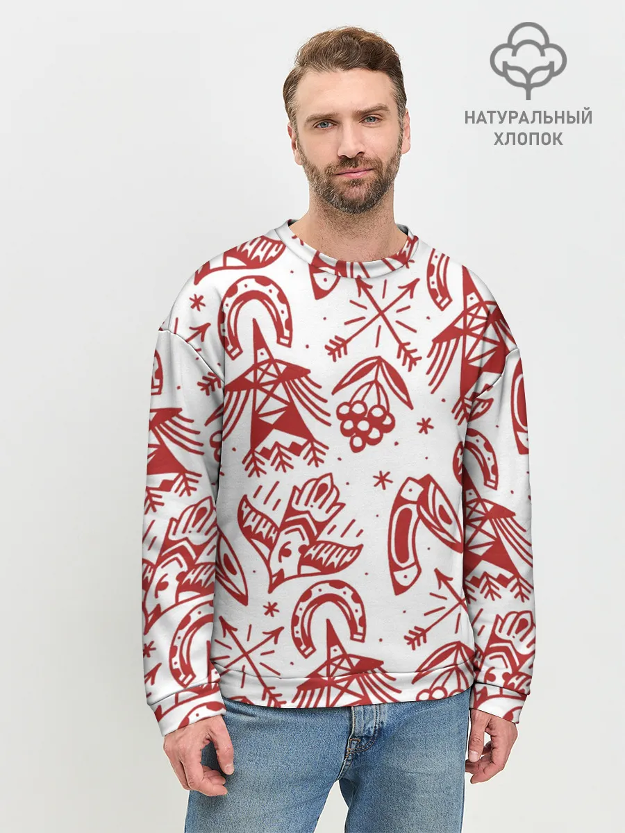 Мужской свитшот базовый / Сибирь