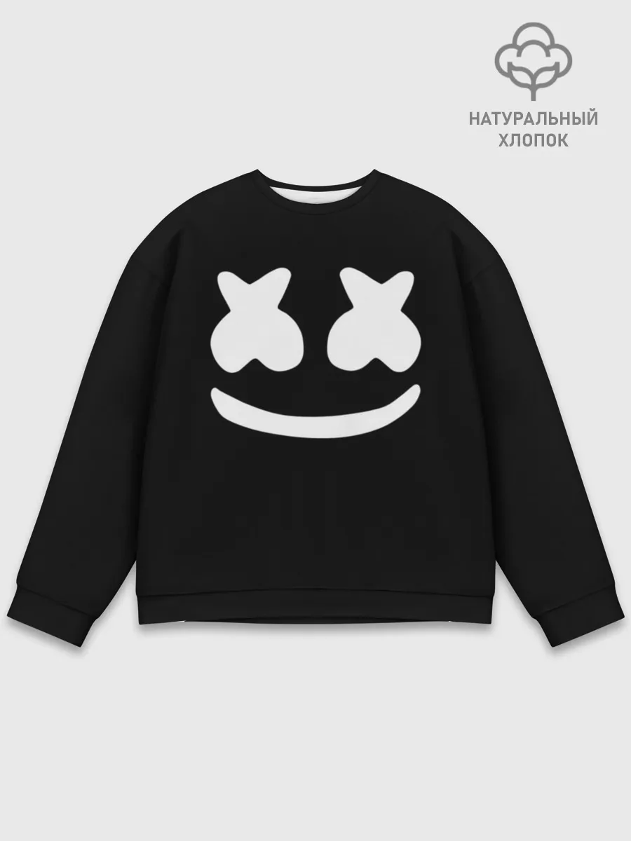 Мужской свитшот базовый / Marshmello black