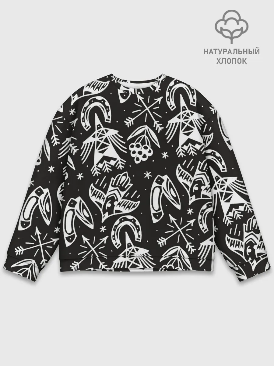 Мужской свитшот базовый / Сибирь