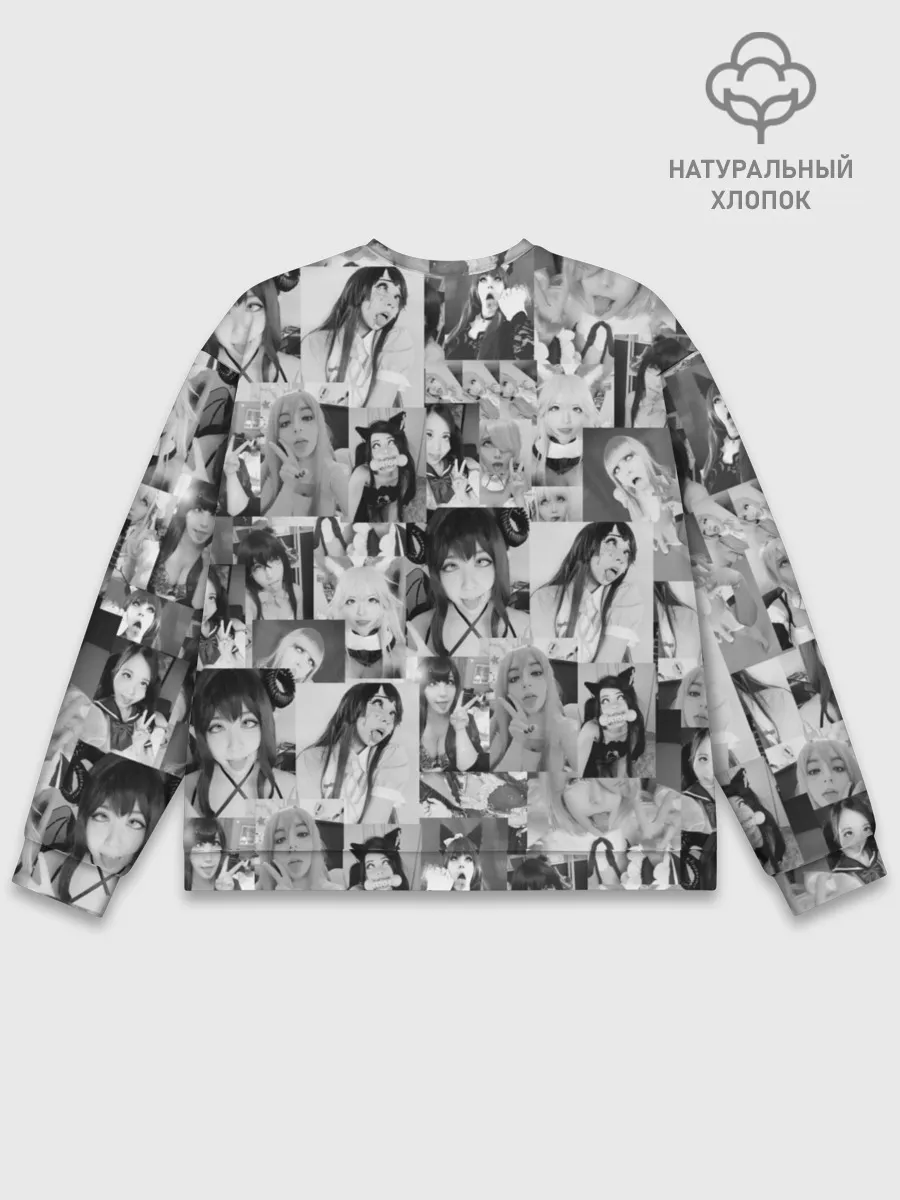 Мужской свитшот базовый / REAL AHEGAO - фото Ахегао