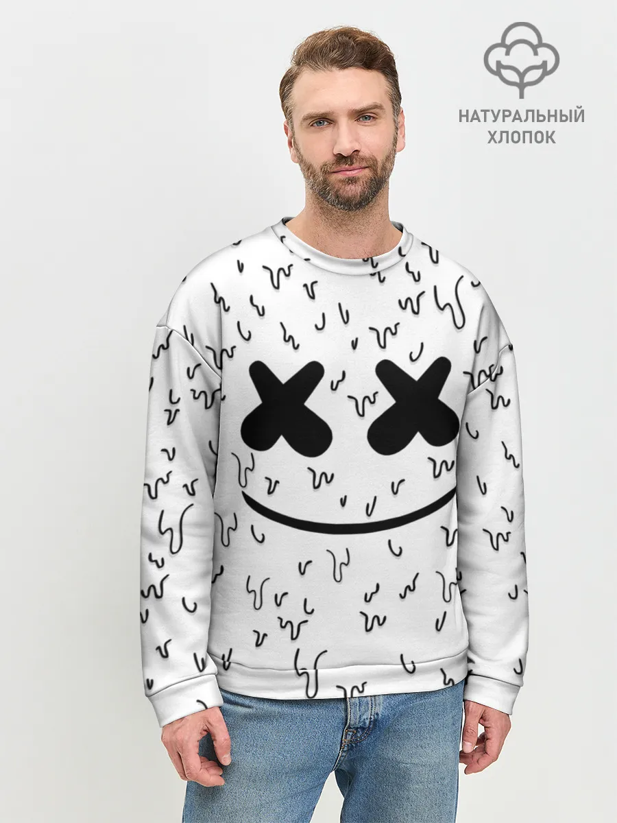 Мужской свитшот базовый / MARSHMELLO