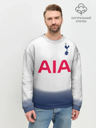 Мужской свитшот базовый / Tottenham home 18-19
