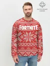 Мужской свитшот базовый / Новогодний Fortnite
