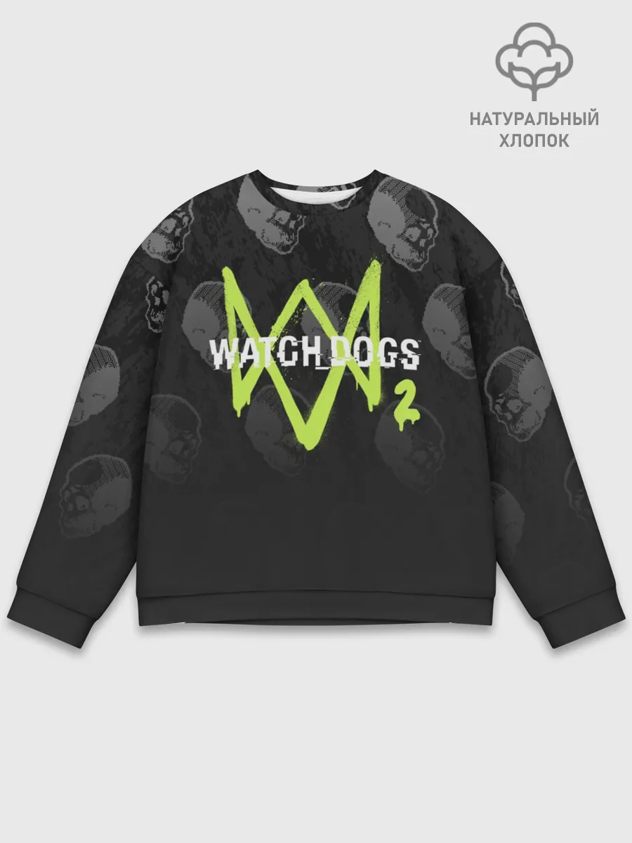 Мужской свитшот базовый / WATCH DOGS 2