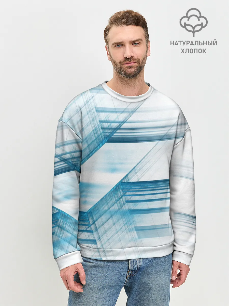 Мужской свитшот базовый / STRIPES