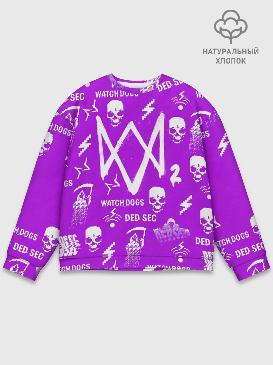 Мужской свитшот базовый / WATCH DOGS 2