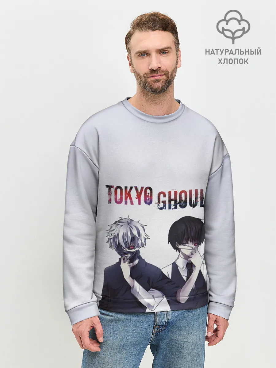 Мужской свитшот базовый / Токийский гуль