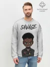 Мужской свитшот базовый / 21 Savage