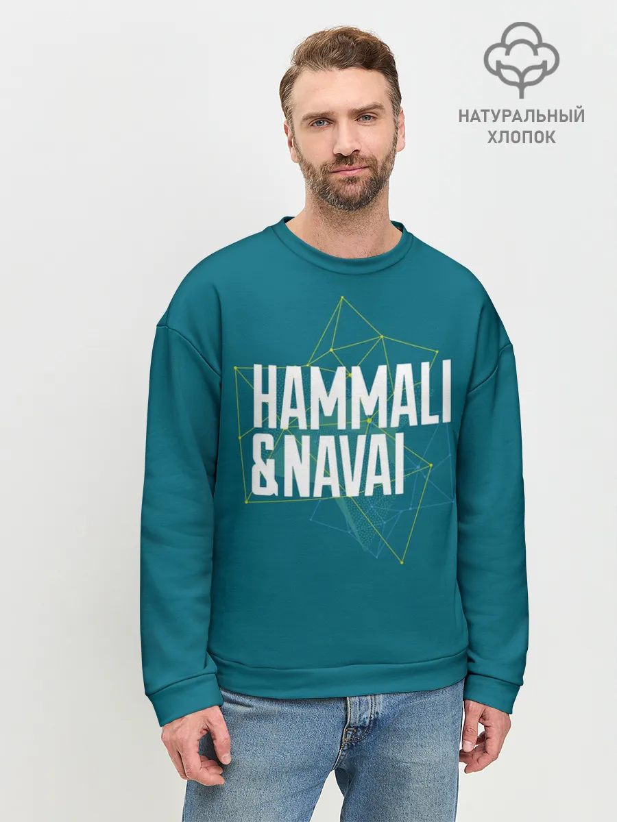 Мужской свитшот базовый / HammAli Navai blue