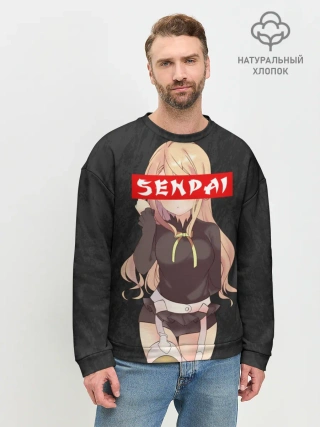 Мужской свитшот базовый / SENPAI