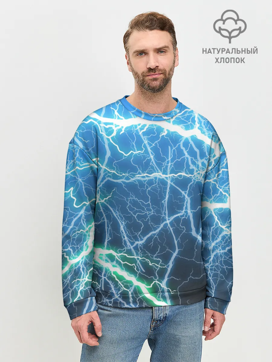 Мужской свитшот базовый / РАЗРЯДЫ МОЛНИЙ