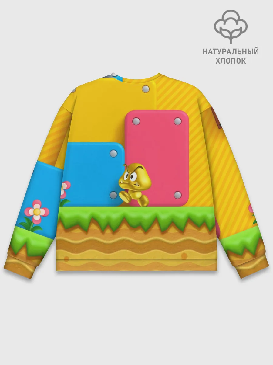 Мужской свитшот базовый / Супер Марио